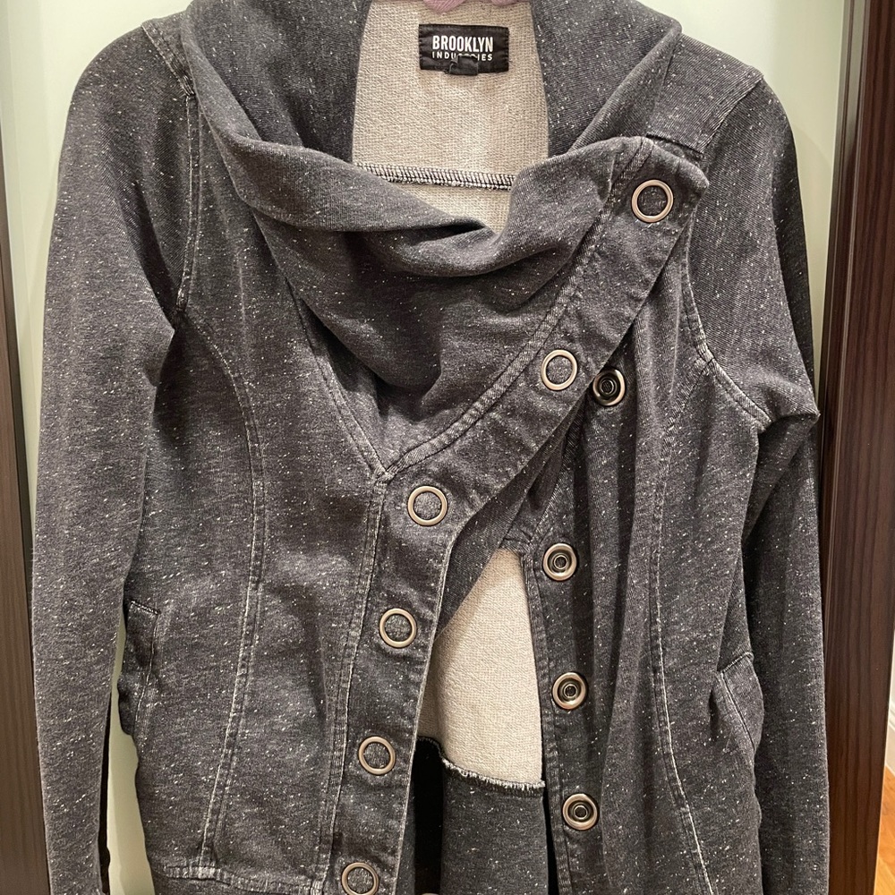 Brooklyn Industries Shawl Collar Sweatshirt